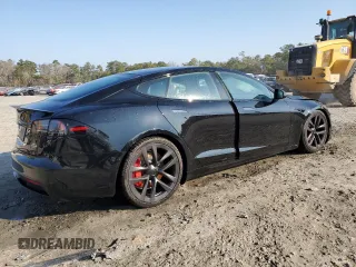 2024 Tesla Model S Plaid с VIN 5YJSA1E66RF544459, выставлен на аукционе Copart как лот 44743565 с пробегом Не указан миль и Списание • Salvage title. История ставок и продаж доступна на DreamBid. Изображение 3.