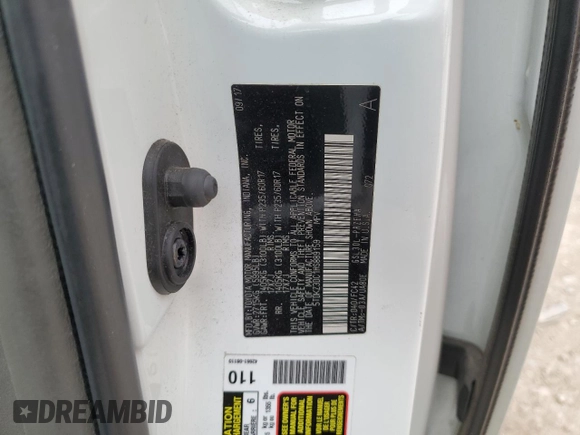 2017 Toyota Sienna LE Auto Access Seat with VIN 5TDKZ3DC1HS889159, listed as a Copart auction lot 50069705 with 142,212 mi miles and Salvage Title. Bid and sale history available at DreamBid. Image 14.