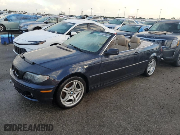 2006 BMW 3 Series 330Ci with VIN WBABW53406PZ41934, listed as a Copart auction lot 74346994 with Not Provided miles and Salvage Title. Bid and sale history available at DreamBid. Image 1.