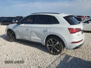 2024 Audi SQ5 Prestige with VIN WA1C4AFY9R2055613, listed as a Copart auction lot 65824194 with 7,941 mi miles and Salvage Title. Bid and sale history available at DreamBid. Image 2.