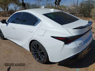 2021 Lexus IS with VIN JTHGZ1B20M5039154, listed as a IAAI auction lot 41978368 with 57,839 mi miles. Bid and sale history available at carsss.com. Image 3.