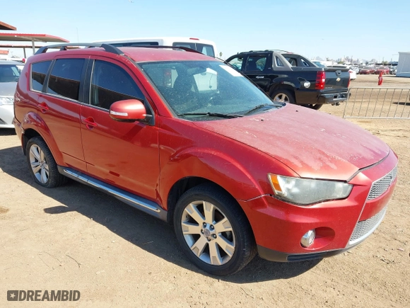 2012 Mitsubishi Outlander SE with VIN JA4AS3AW7CU001477, listed as a IAAI auction lot 41863829 with 227,048 mi miles. Bid and sale history available at carsss.com. Image 1.