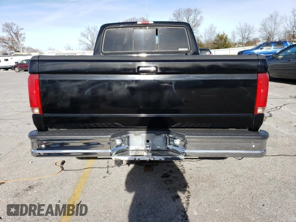 1996 Ford F-150 with VIN 1FTEX14H4TKA07291, listed as a Copart auction lot 81638984 with 176,258 mi miles and Salvage Title. Bid and sale history available at carsss.com. Image 6.