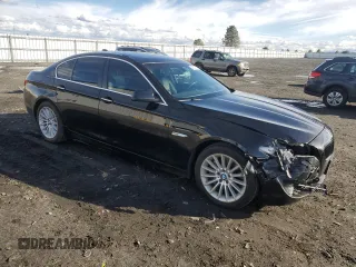 2013 BMW 5 Series 535i with VIN WBAFR7C50DC825246, listed as a Copart auction lot 48802175 with 112,296 mi miles and Salvage Title. Bid and sale history available at DreamBid. Image 4.