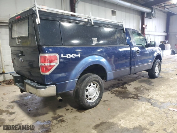 2012 Ford F-150 XL with VIN 1FTNF1ET2CKD76446, listed as a Copart auction lot 49114885 with 137,395 mi miles and Salvage Title. Bid and sale history available at carsss.com. Image 3.