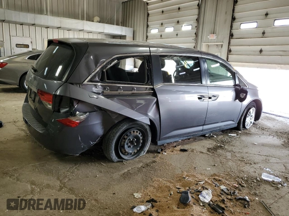 2015 Honda Odyssey LX с VIN 5FNRL5H25FB123692, выставлен на аукционе Copart как лот 57319855 с пробегом Не указан миль и На запчасти • Non repairable. История ставок и продаж доступна на DreamBid. Изображение 3.