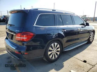 2017 Mercedes-Benz GLS 450 with VIN 4JGDF6EE5HA800107, listed as a Copart auction lot 64092525 with 77,620 mi miles and Salvage title. Bid and sale history available at DreamBid. Image 3.