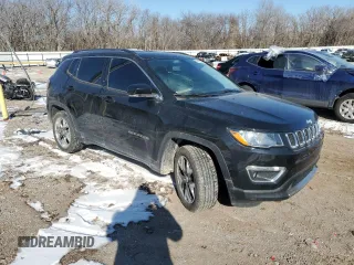 2020 Jeep Compass Limited with VIN 3C4NJDCB4LT221275, listed as a Copart auction lot 46360405 with 110,443 mi miles and Salvage Title. Bid and sale history available at carsss.com. Image 4.