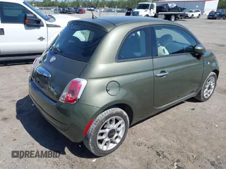 2014 FIAT 500 Pop with VIN 3C3CFFAR1ET294017, listed as a IAAI auction lot 42064496 with 1 mi miles. Bid and sale history available at carsss.com. Image 4.