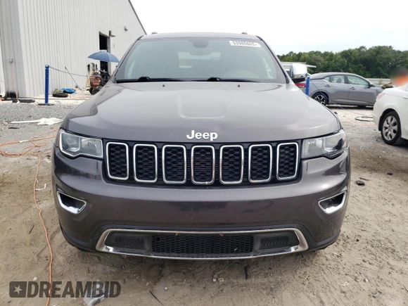 2017 Jeep Grand Cherokee Limited with VIN 1C4RJFBGXHC603579, listed as a Copart auction lot 53986605 with 109,039 mi miles and Salvage Title. Bid and sale history available at carsss.com. Image 5.