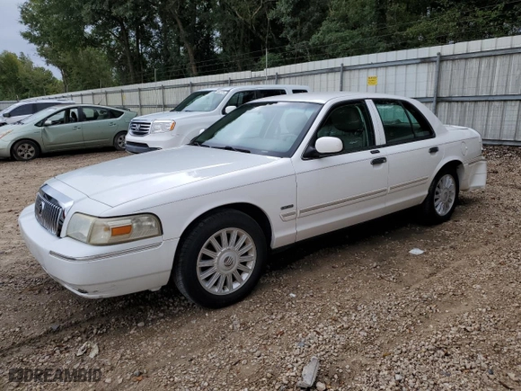 2011 Mercury Grand Marquis LS with VIN 2MEBM7FV5BX606938, listed as a Copart auction lot 68364374 with 75,898 mi miles and Salvage Title. Bid and sale history available at carsss.com. Image 1.