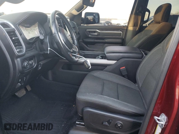 2019 Ram 1500 Big Horn/Lone Star with VIN 1C6SRFFT6KN738398, listed as a Copart auction lot 82381664 with 89,937 mi miles and Salvage Title. Bid and sale history available at carsss.com. Image 7.