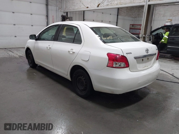 2007 Toyota Yaris with VIN JTDBT923X71058522, listed as a IAAI auction lot 42152157 with 161,050 mi miles. Bid and sale history available at carsss.com. Image 3.