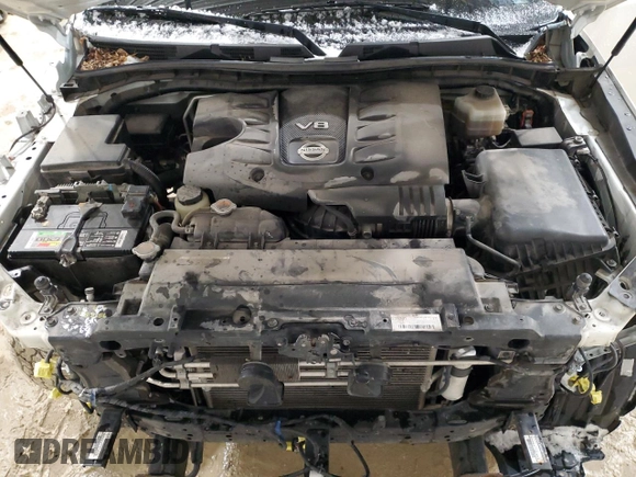 2017 Nissan Armada Platinum with VIN JN8AY2NE1H9707911, listed as a Copart auction lot 46830905 with 131,594 mi miles and Salvage Title. Bid and sale history available at carsss.com. Image 12.
