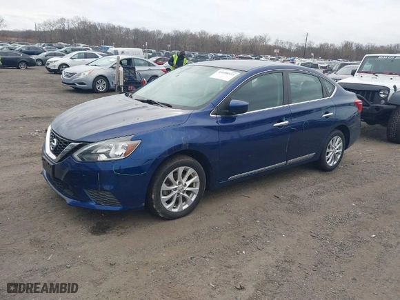2019 Nissan Sentra S with VIN 3N1AB7AP5KY436728, listed as a IAAI auction lot 41698523 with 93,912 mi miles. Bid and sale history available at carsss.com. Image 2.
