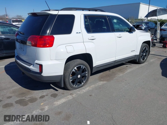 2017 GMC Terrain SLE z VIN 2GKALNEK2H6199496, wystawiony jako IAAI lot #41632391 z przebiegiem 123 326 mil mil oraz . Historia ofert i sprzedaży dostępna na DreamBid. Obrazek 4.