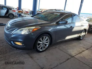 2013 Hyundai Azera with VIN KMHFH4JG9DA252363, listed as a Copart auction lot 46349175 with 121,207 mi miles and Salvage Title. Bid and sale history available at carsss.com. Image 1.