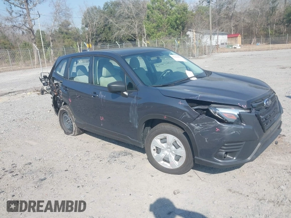 2022 Subaru Forester with VIN JF2SKAAC5NH487417, listed as a IAAI auction lot 41689991 with 20,075 mi miles and . Bid and sale history available at DreamBid. Image 1.