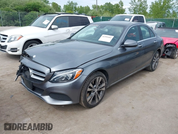 2017 Mercedes-Benz C 300 with VIN 55SWF4KB1HU187792, listed as a IAAI auction lot 42399361 with 78,602 mi miles and . Bid and sale history available at DreamBid. Image 17.