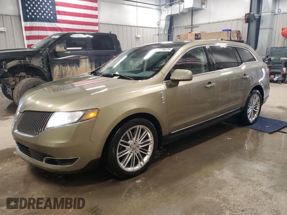 2013 Lincoln MKT EcoBoost with VIN 2LMHJ5AT7DBL53281, listed as a Copart auction lot 51778475 with 201,240 mi miles and Clean Title. Bid and sale history available at carsss.com. Image 1.
