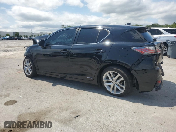 2016 Lexus CT 200h with VIN JTHKD5BH4G2264445, listed as a Copart auction lot 52105855 with 125,995 mi miles and Salvage Title. Bid and sale history available at carsss.com. Image 2.