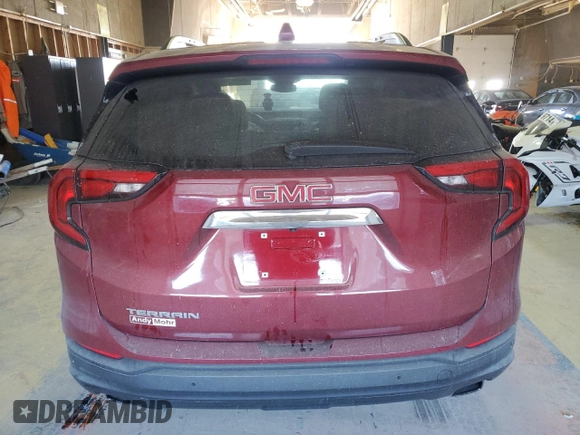 2018 GMC Terrain SLE with VIN 3GKALMEX4JL248415, listed as a Copart auction lot 44220325 with 92,737 mi miles and Salvage Title. Bid and sale history available at carsss.com. Image 6.