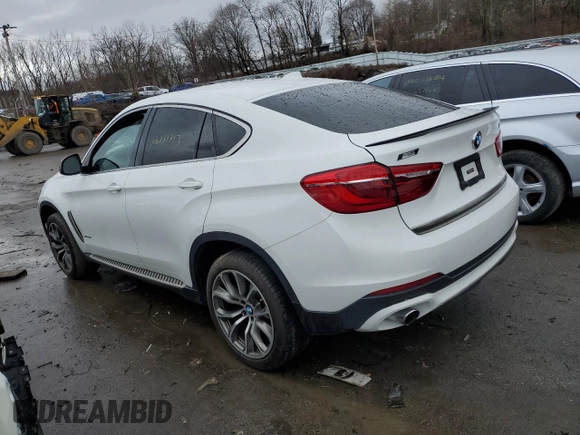 2016 BMW X6 xDrive35i with VIN 5UXKU2C51G0N82926, listed as a Copart auction lot 37905423 with 74,495 mi miles. Bid and sale history available at carsss.com. Image 2.