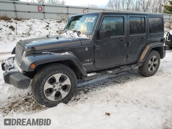 2017 Jeep Wrangler Unlimited 75th Anniversary z VIN 1C4BJWEG8HL585435, wystawiony jako Copart lot #82579554 z przebiegiem 124 840 mil mil oraz Czysty tytuł • Clean title. Historia ofert i sprzedaży dostępna na DreamBid. Obrazek 1.