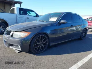 2007 BMW 3 Series 335i with VIN WBAVB73527VF50717, listed as a IAAI auction lot 41444849 with 1 mi miles. Bid and sale history available at carsss.com. Image 2.