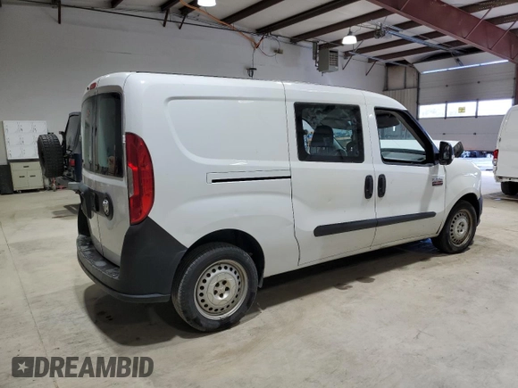 2019 Ram ProMaster City Cargo Tradesman with VIN ZFBHRFAB7K6N51170, listed as a Copart auction lot 49632345 with 137,373 mi miles and Salvage Title. Bid and sale history available at DreamBid. Image 3.