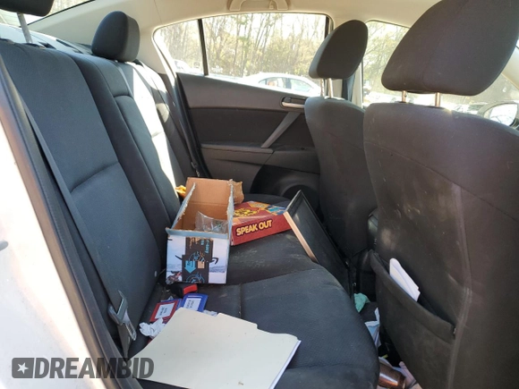2011 Mazda 3 i Touring with VIN JM1BL1VF7B1477055, listed as a Copart auction lot 50025175 with 106,107 mi miles and Salvage Title. Bid and sale history available at DreamBid. Image 10.