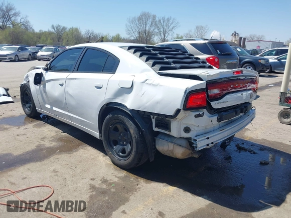 2013 Dodge Charger Police with VIN 2C3CDXAT4DH715047, listed as a IAAI auction lot 41987193 with 115,711 mi miles and . Bid and sale history available at DreamBid. Image 3.