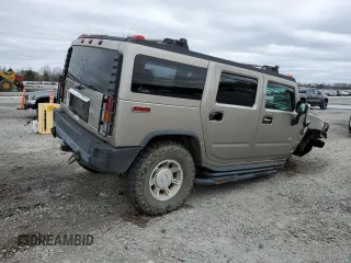 2003 Hummer H2 with VIN 5GRGN23U93H128347, listed as a Copart auction lot 49315985 with 277,074 mi miles and Salvage Title. Bid and sale history available at carsss.com. Image 3.