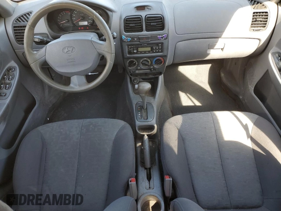 2005 Hyundai Accent GLS with VIN KMHCG45C05U605716, listed as a Copart auction lot 69445324 with 158,082 mi miles and Clean Title. Bid and sale history available at carsss.com. Image 8.