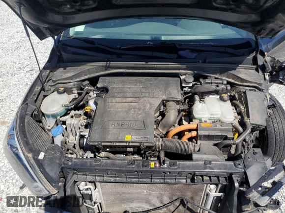 2017 Hyundai Ioniq Blue with VIN KMHC65LC5HU047877, listed as a Copart auction lot 50234285 with 131,058 mi miles and Salvage Title. Bid and sale history available at DreamBid. Image 11.
