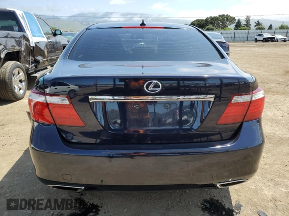 2007 Lexus LS 460 z VIN JTHBL46F775051316, wystawiony jako Copart lot #55252955 z przebiegiem 160 404 mil mil oraz Szkoda całkowita • Salvage title. Historia ofert i sprzedaży dostępna na DreamBid. Obrazek 6.