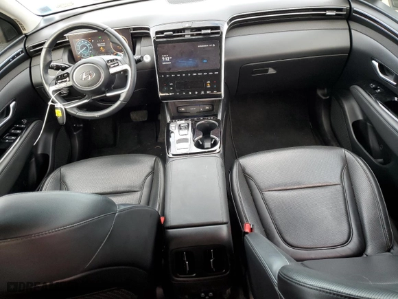 2022 Hyundai Tucson Hybrid Limited with VIN KM8JECA15NU076095, listed as a Copart auction lot 49708725 with 22,126 mi miles and Salvage Title. Bid and sale history available at carsss.com. Image 8.