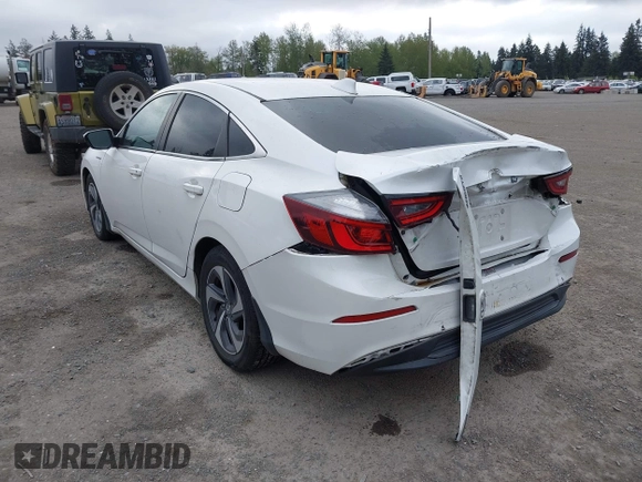 2019 Honda Insight LX with VIN 19XZE4F10KE010635, listed as a IAAI auction lot 42084158 with 105,606 mi miles and . Bid and sale history available at carsss.com. Image 3.