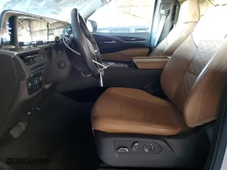 2021 Cadillac Escalade Premium Luxury with VIN 1GYS4CKL6MR271565, listed as a Copart auction lot 80558944 with 25,065 mi miles and Clean Title. Bid and sale history available at carsss.com. Image 7.