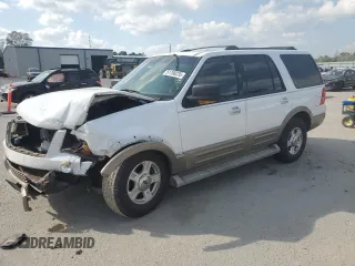 2004 Ford Expedition Eddie Bauer z VIN 1FMEU17W94LB72232, wystawiony jako Copart lot #51700235 z przebiegiem Nie podano mil oraz Szkoda całkowita • Salvage title. Historia ofert i sprzedaży dostępna na DreamBid. Obrazek 1.