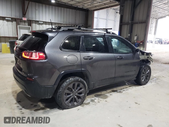 2021 Jeep Cherokee 80th Anniversary with VIN 1C4PJMMX7MD220289, listed as a Copart auction lot 51662175 with 77,109 mi miles and Salvage Title. Bid and sale history available at carsss.com. Image 3.