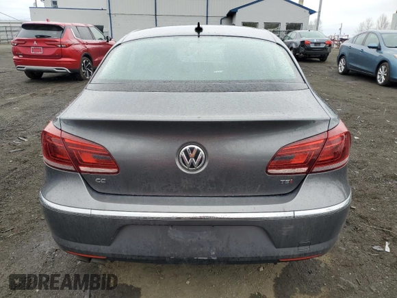2016 Volkswagen CC Sport with VIN WVWBP7ANXGE502972, listed as a Copart auction lot 46179155 with 77,501 mi miles and Salvage Title. Bid and sale history available at DreamBid. Image 6.