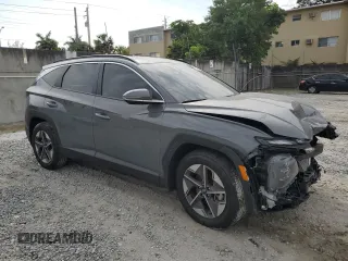 2025 Hyundai Tucson SEL Convenience with VIN 5NMJC3DE2SH448925, listed as a Copart auction lot 45130295 with 5,489 mi miles and Salvage Title. Bid and sale history available at carsss.com. Image 4.