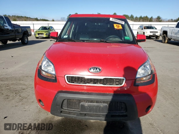 2010 Kia Soul + with VIN KNDJT2A26A7109241, listed as a Copart auction lot 53885335 with 0 mi miles and Clean Title. Bid and sale history available at carsss.com. Image 5.