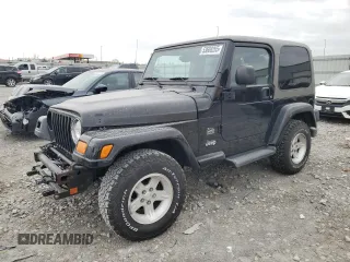 2004 Jeep Wrangler Sahara with VIN 1J4FA59SX4P713343, listed as a Copart auction lot 53608265 with 113,828 mi miles and Salvage title. Bid and sale history available at DreamBid. Image 1.