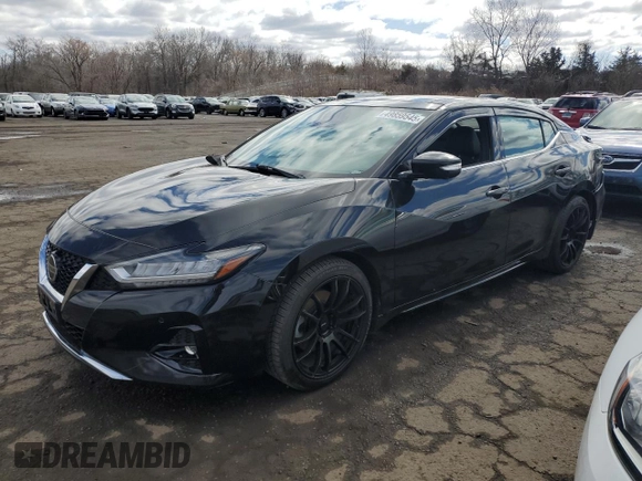 2020 Nissan Maxima SR with VIN 1N4AA6EV8LC381971, listed as a Copart auction lot 49859545 with 65,169 mi miles and Salvage Title. Bid and sale history available at DreamBid. Image 1.