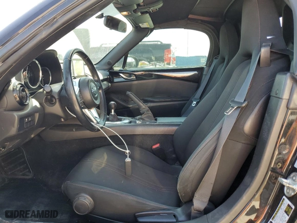 2016 Mazda MX-5 Miata Club with VIN JM1NDAC71G0107142, listed as a Copart auction lot 47666615 with 90,033 mi miles and Salvage Title. Bid and sale history available at carsss.com. Image 7.