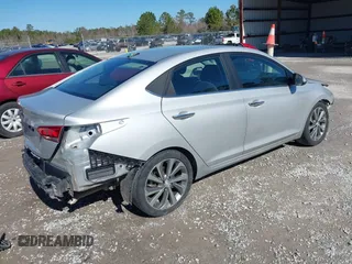 2021 Hyundai Accent Limited with VIN 3KPC34A62ME134438, listed as a IAAI auction lot 41412917 with 140,547 mi miles. Bid and sale history available at carsss.com. Image 4.