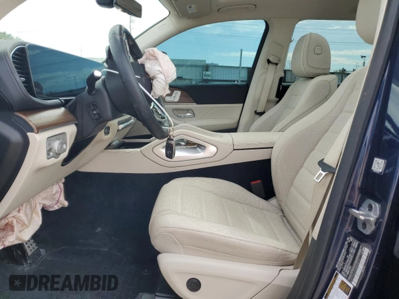 2022 Mercedes-Benz GLS 450 with VIN 4JGFF5KE2NA805414, listed as a Copart auction lot 50157484 with 18,903 mi miles and Salvage Title. Bid and sale history available at DreamBid. Image 7.