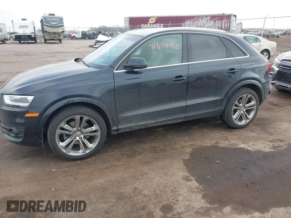 2015 Audi Q3 Prestige with VIN WA1GFCFS5FR009590, listed as a IAAI auction lot 41694903 with 164,193 mi miles and . Bid and sale history available at DreamBid. Image 2.